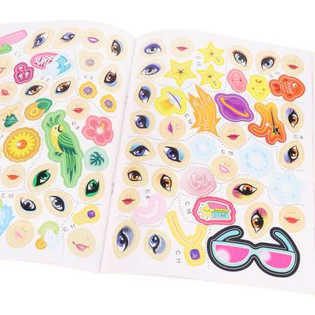 Развивающее пособие Bright Kids с наклейками Секреты стильного макияжа А4 8 листов