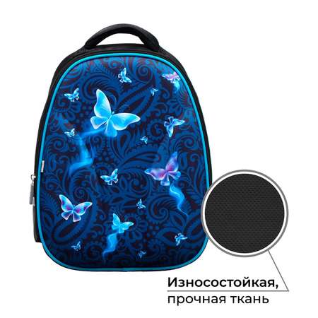 Рюкзак Calligrata каркасный школьный Butterfly 39х30х14 см