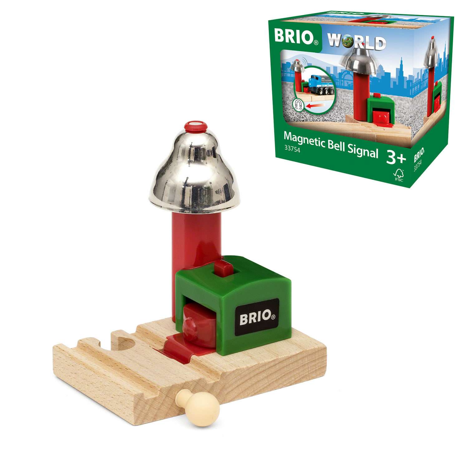 Набор BRIO Сигнальный колокольчик на магнитах - фото 1