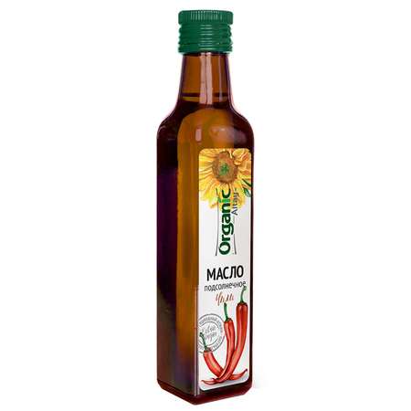 Масло Organic Altay подсолнечное чили 0.25л