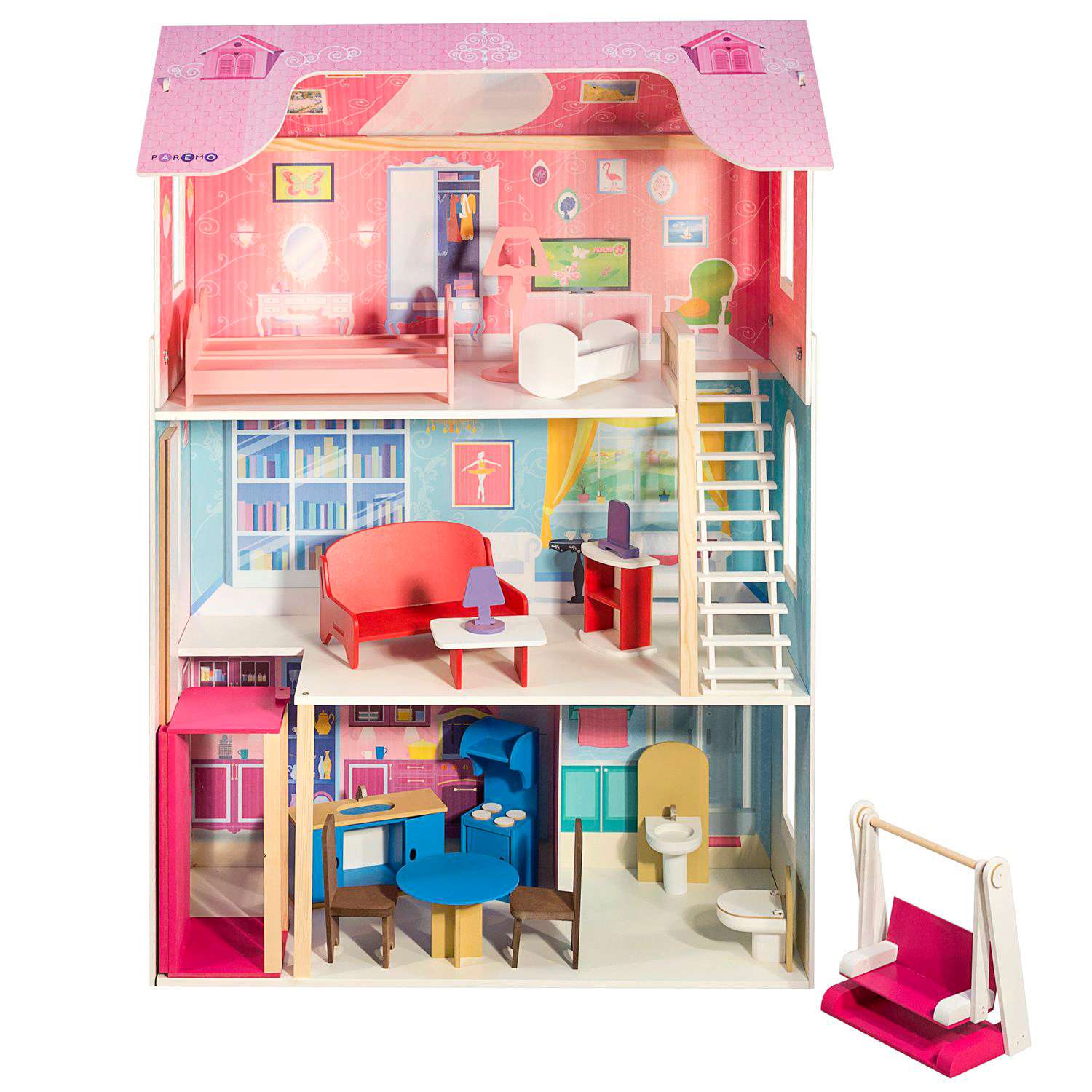 Кукольный домик PAREMO Клорис с мебелью 2021-PR2 - фото 2