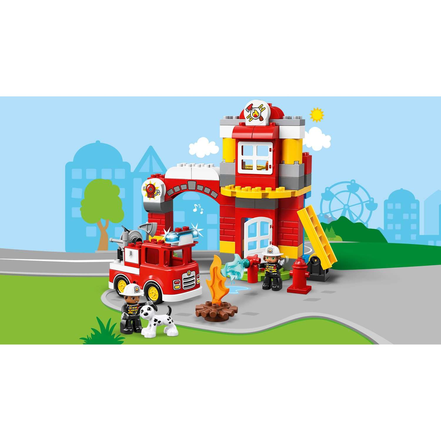 Конструктор LEGO DUPLO Town Пожарное депо 10903 - фото 6