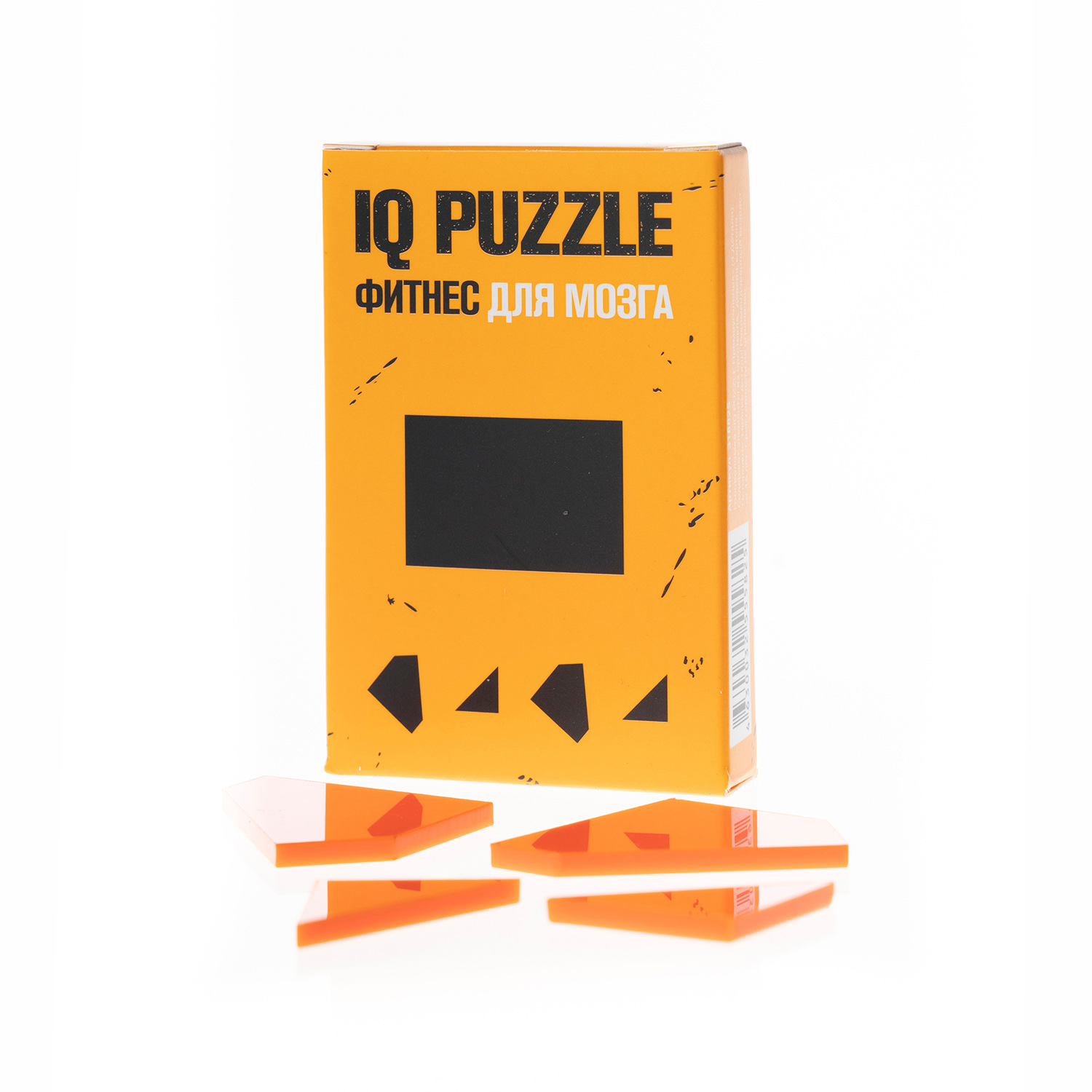 Игра логическая IQ PUZZLE Головоломка Прямоугольник 4 детали