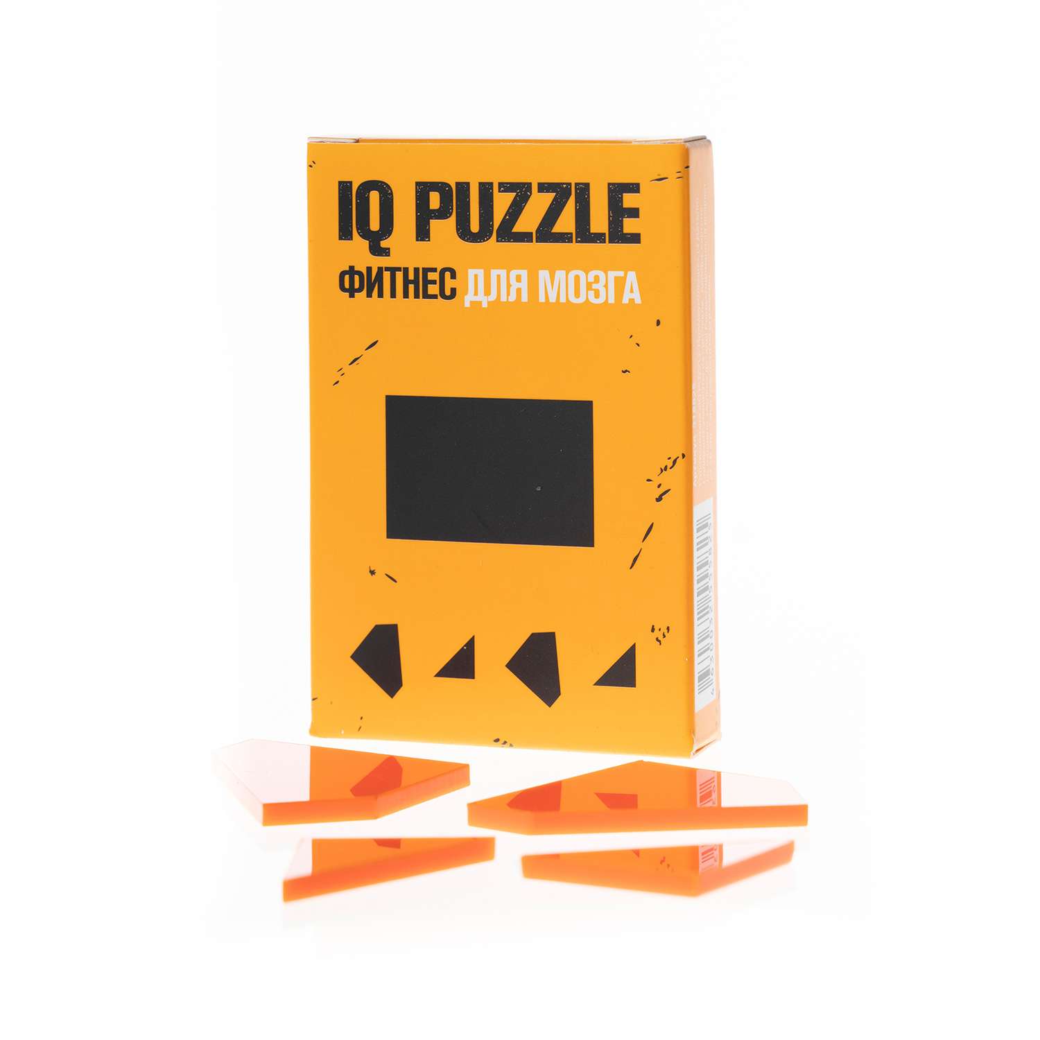 Игра логическая IQ PUZZLE Головоломка Прямоугольник 4 детали - фото 1