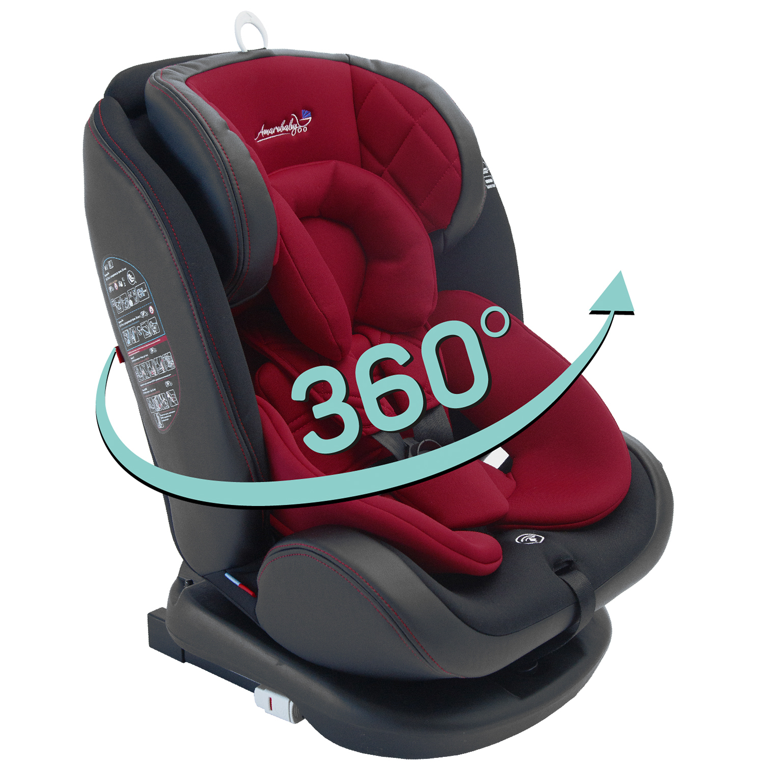 Автокресло Amarobaby Isofix 0+/1/2/3 (0-36 кг) - фото 3