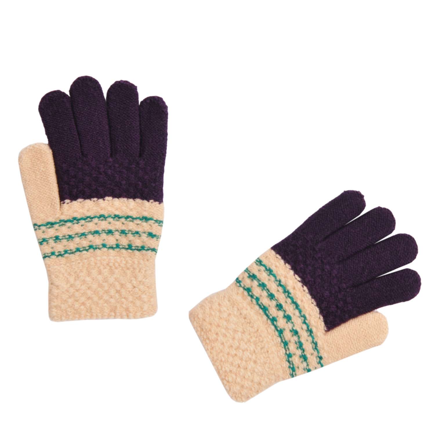 Перчатки S.gloves S 207-M фиолетовый - фото 2