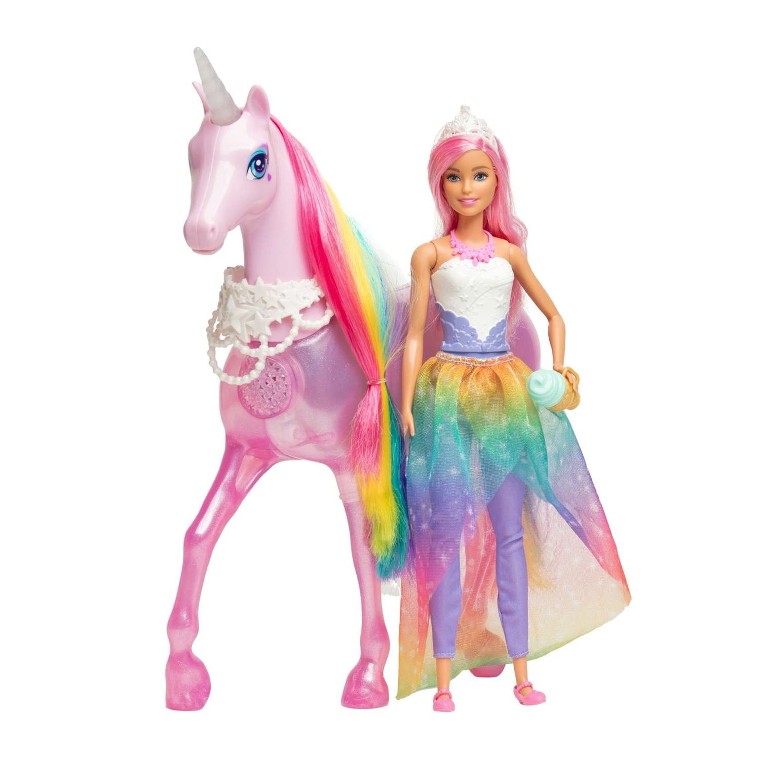 Набор игровой Barbie кукла и Радужный единорог FXT26 FXT26 - фото 5
