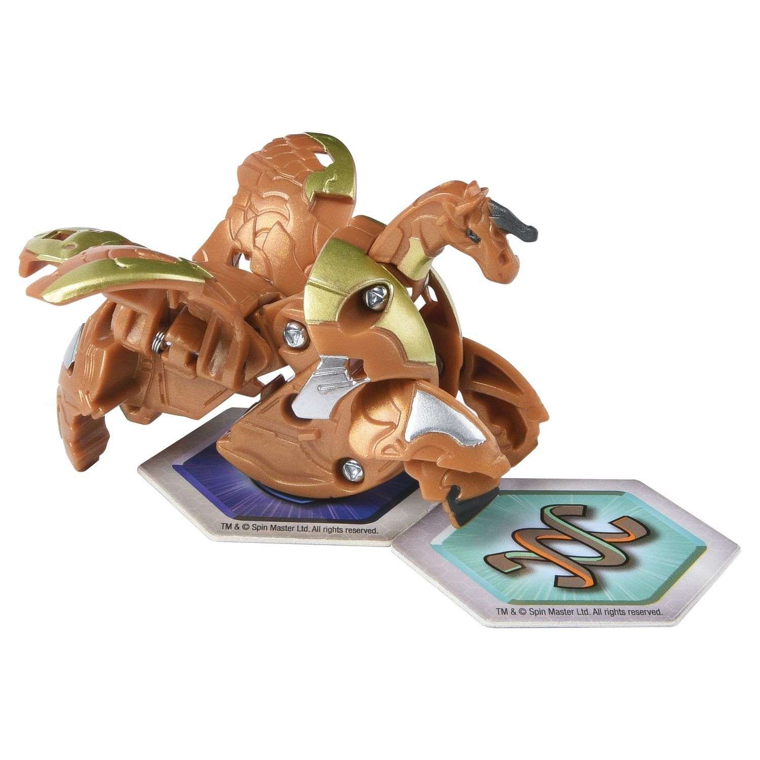 Фигурка-трансформер Bakugan S2 PegatrixV2Gold 6055868/20124291 - фото 3