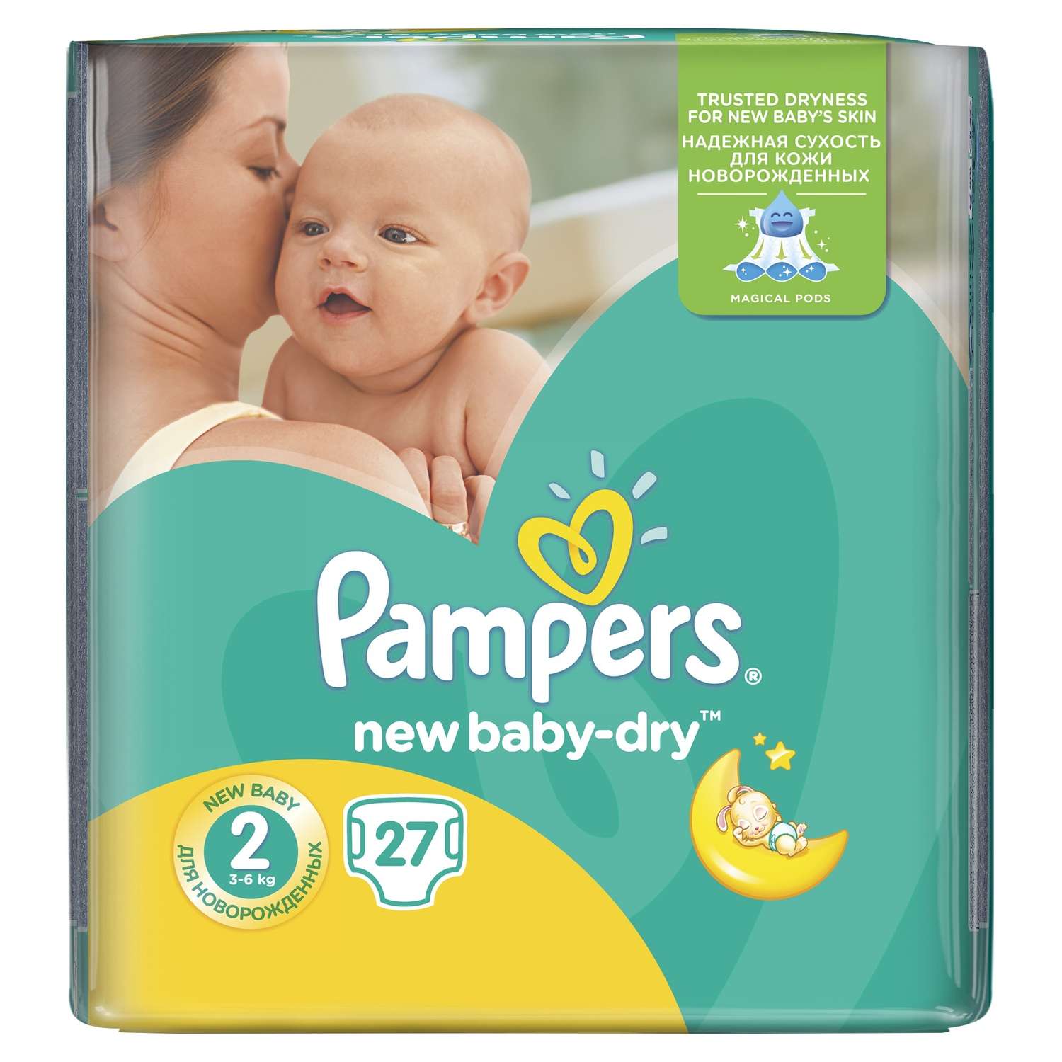 Подгузники Pampers New Baby-Dry 3-6кг 27шт - фото 2
