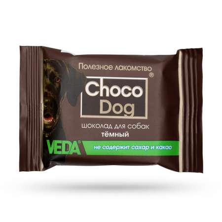 Лакомство для собак Veda Choco dog шоколад темный 15г*6шт