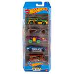 Набор Mattel Hot Wheels из 5 машинок HW City