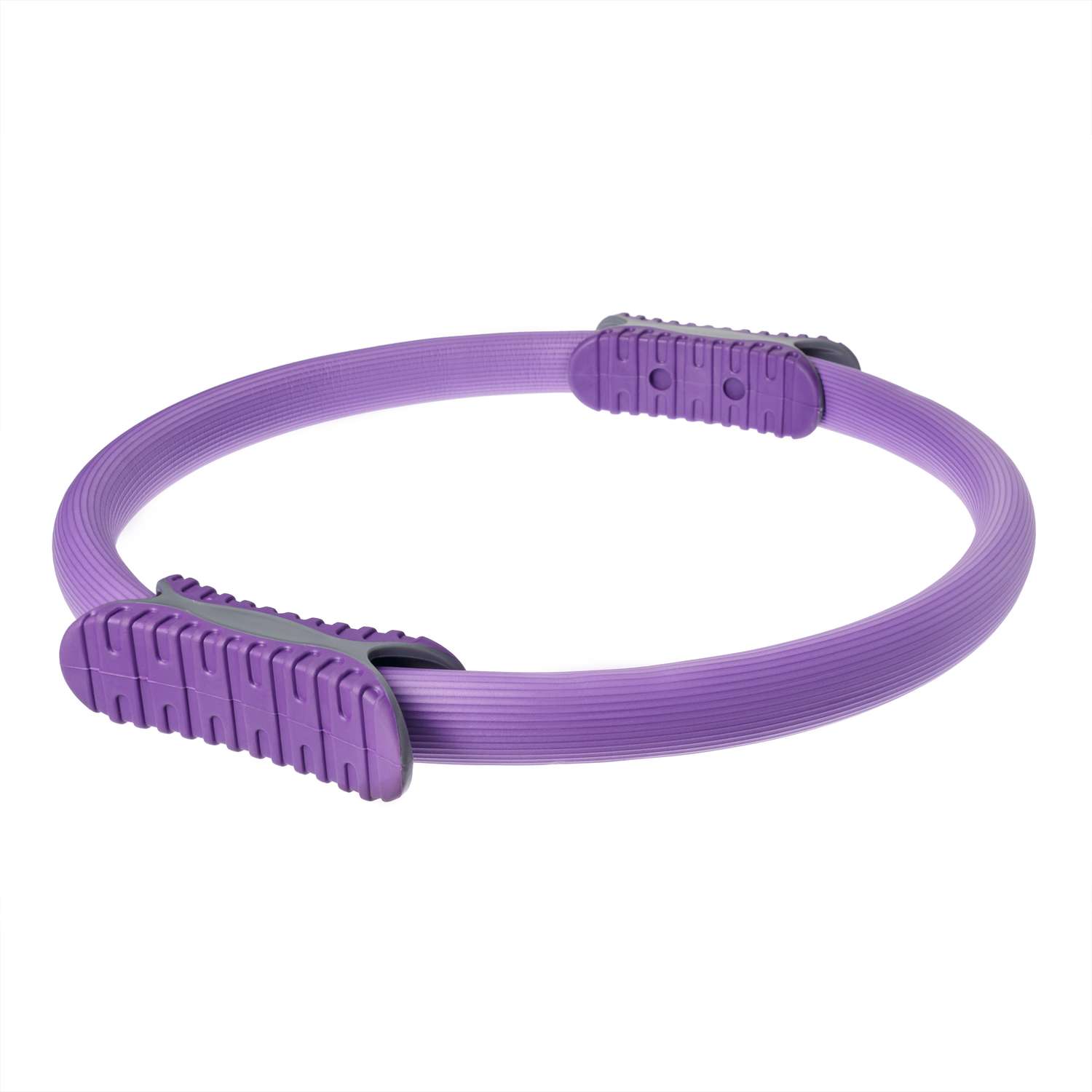 Изотоническое кольцо STRONG BODY обруч для йоги и пилатес d 38 см фиолетовое - фото 2
