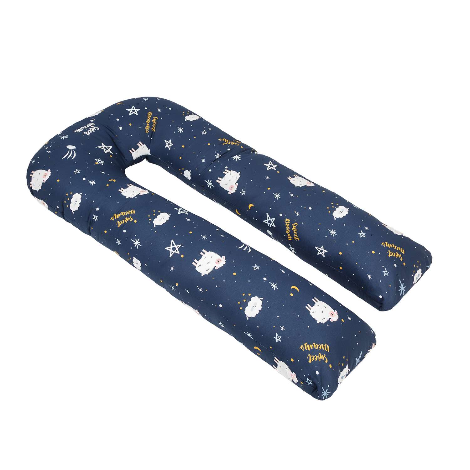 Наволочка AmaroBaby к подушке для беременных U-образная 340х35 см Galaxy синяя - фото 3