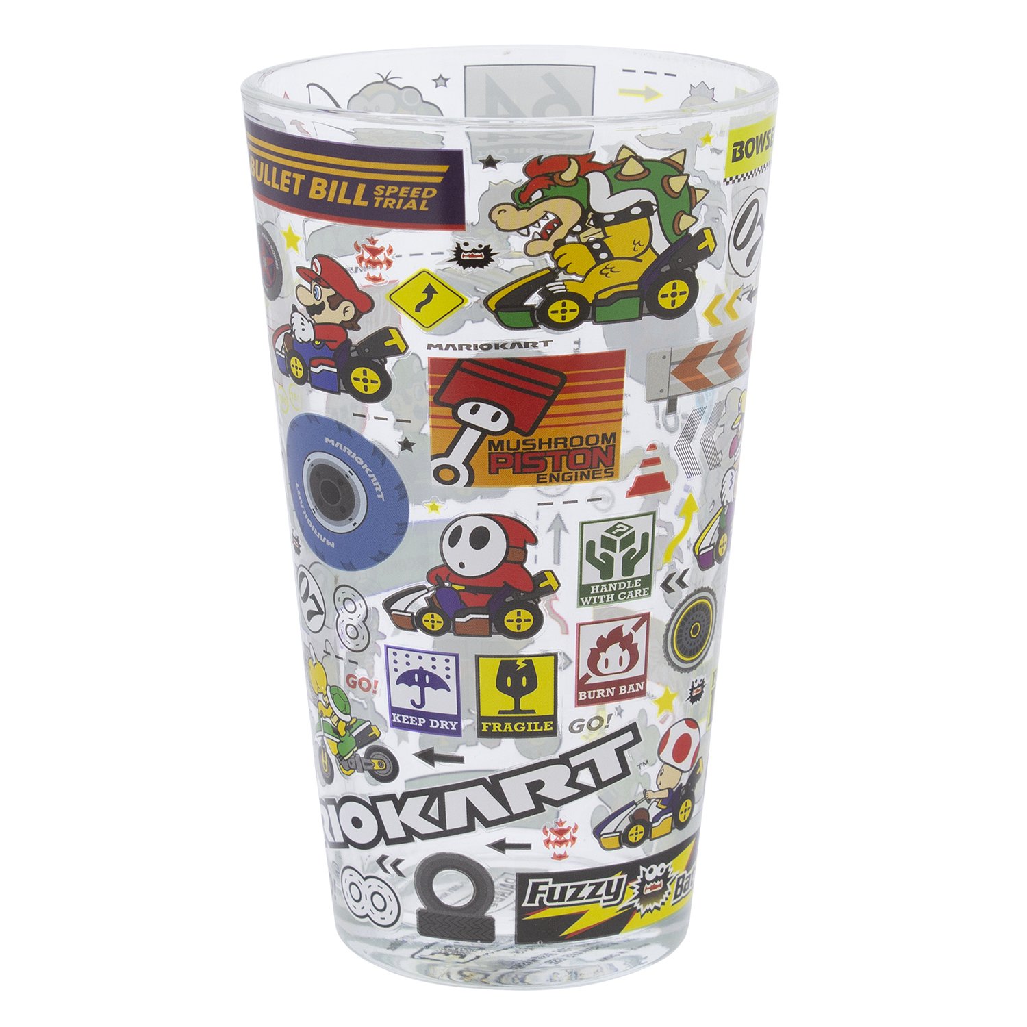 Бокал PALADONE стеклянный Super Mario Kart Glass 400ML PP8325NN - фото 6