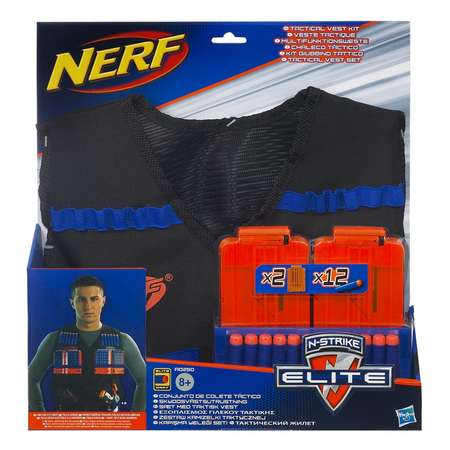 Жилет агента Nerf Elite + патроны 12 штук (A0250)