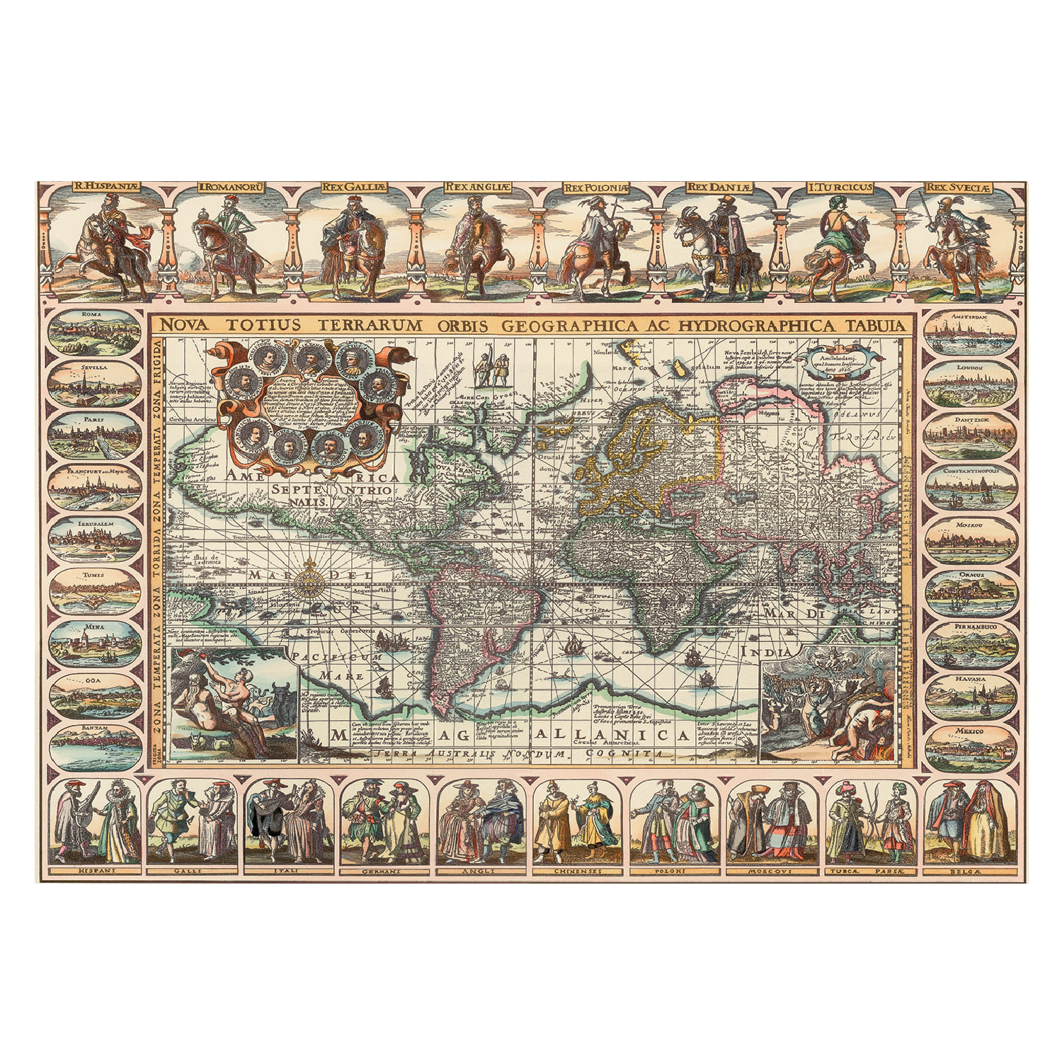Пазл 1000 деталей ART PUZZLE Древняя карта мира - фото 2