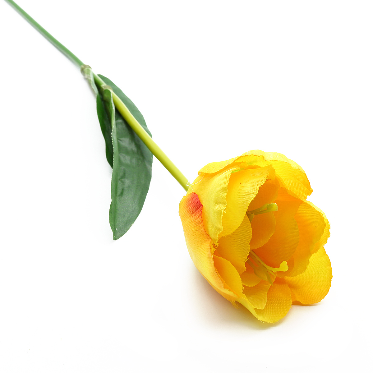 Цветок искусственный Astra Craft Тюльпан 46 см цвет желтый - фото 1