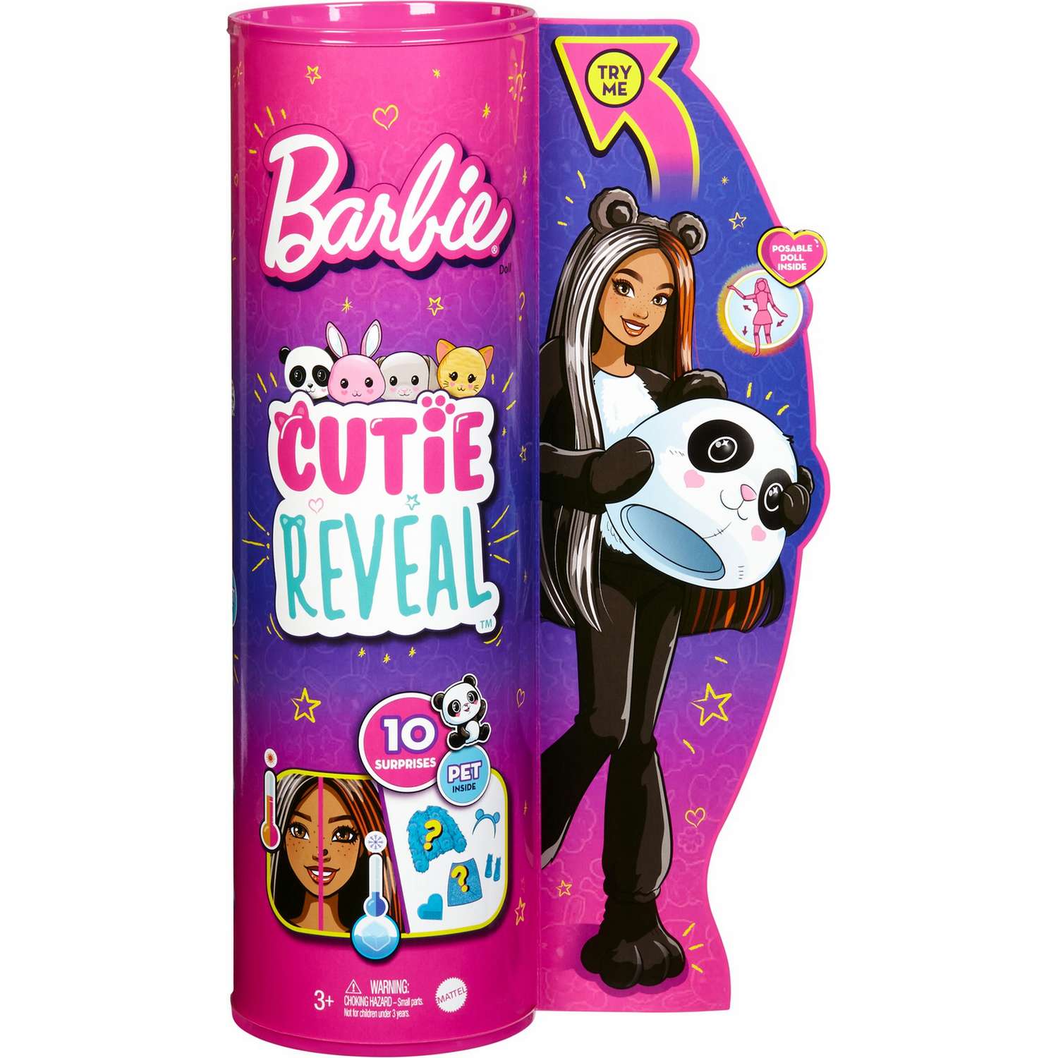 Кукла Barbie Cutie Reveal Милашка-проявляшка Панда HHG22 HHG22 - фото 8