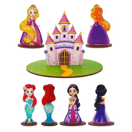 Мир любимых сказок Нескучные игры Принцессы 8 фигурок