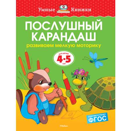 Книга Махаон Послушный карандаш Развиваем мелкую моторику 4-5лет