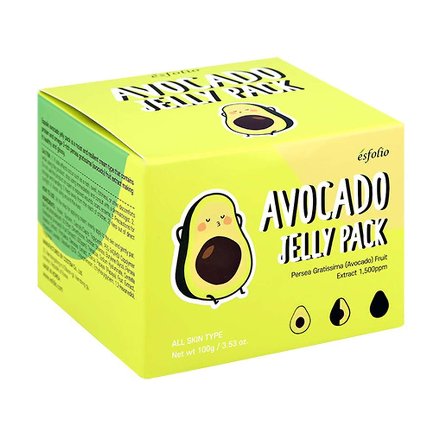 Маска для лица Esfolio Avocado увлажняющая и питательная 100 г - фото 2