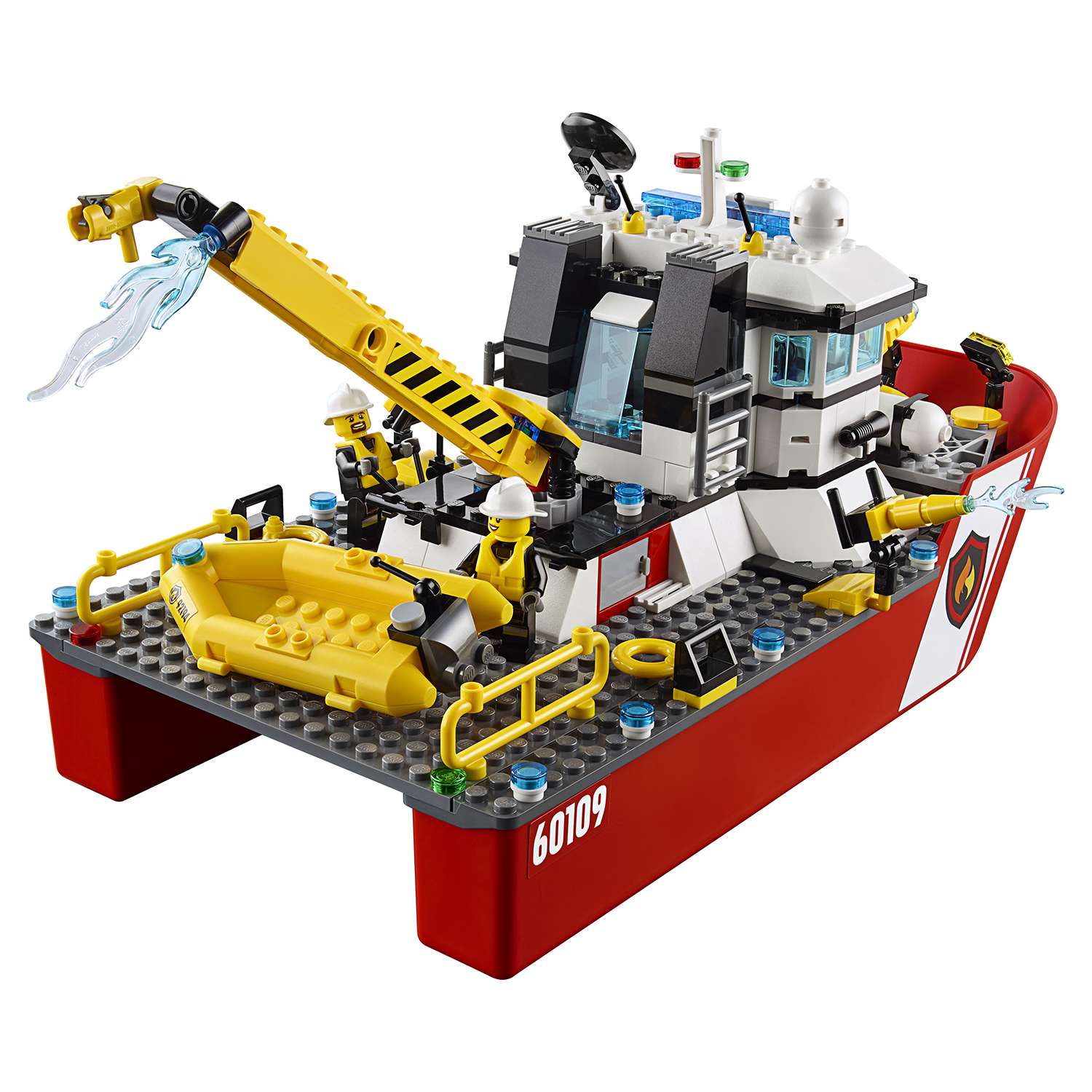 Конструктор LEGO City Fire Пожарный катер (60109) - фото 15