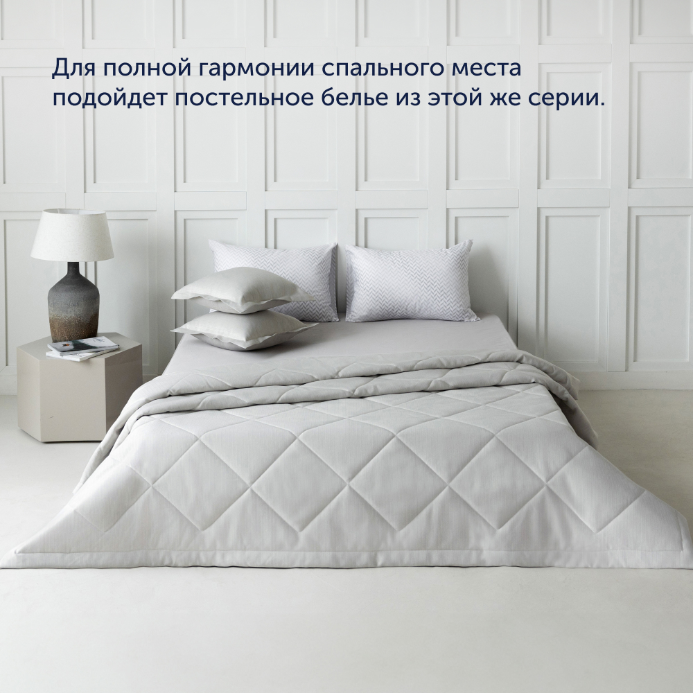 Комплект покрывало + наволочка buyson BuyFlora Cream, 240х260/45х45 см - фото 12