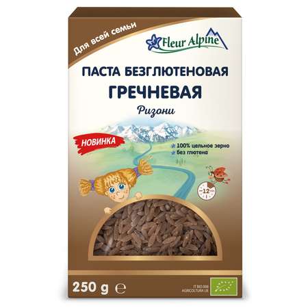 Макароны гречневые Fleur Alpine ризони 250г