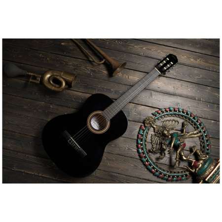 Гитара классическая 4/4 Terris TC-390A BK с анкером цвет черный