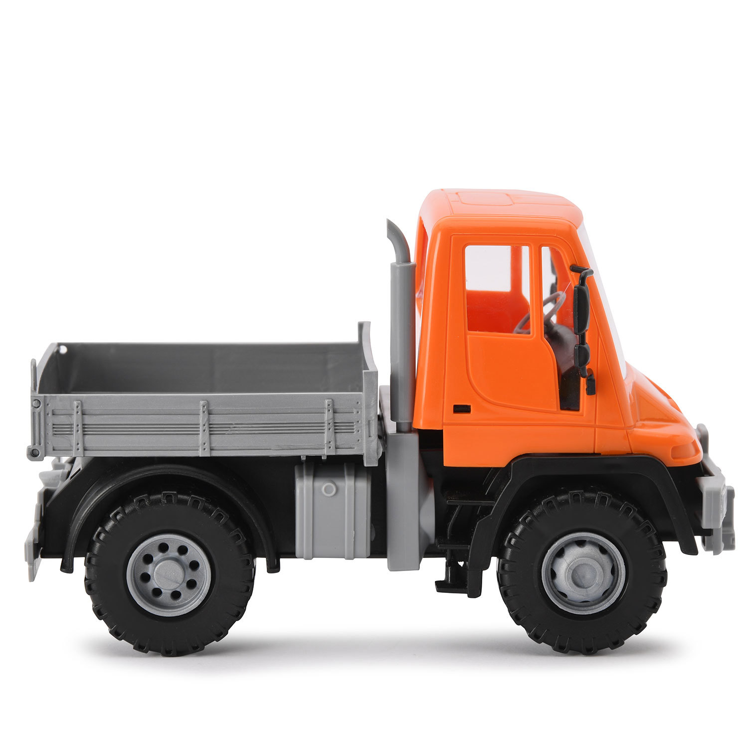 Самосвал Лена Mercedes Unimog без механизмов оранжевый 8882 - фото 3