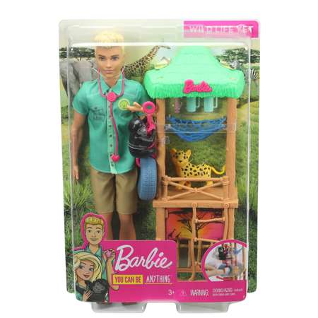 Набор игровой Barbie с Кеном Ветеринар GJM33