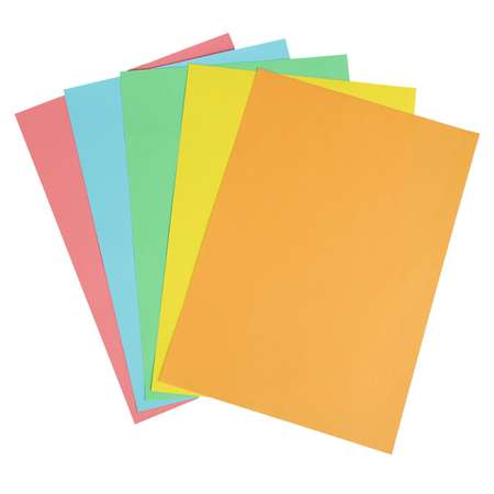 Цветная бумага Calligrata А4 100 листов Mix 10 цветов