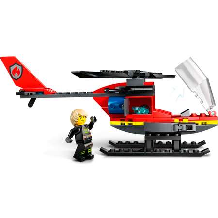 Конструктор детский LEGO City Пожарно-спасательный вертолет 60411
