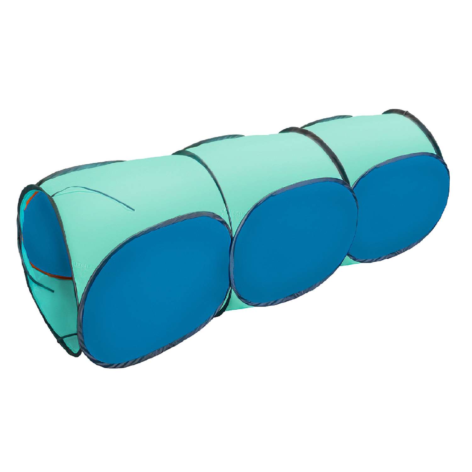 Тоннель для палатки Belon familia трёхсекционный цвет голубой бирюзовый - фото 1
