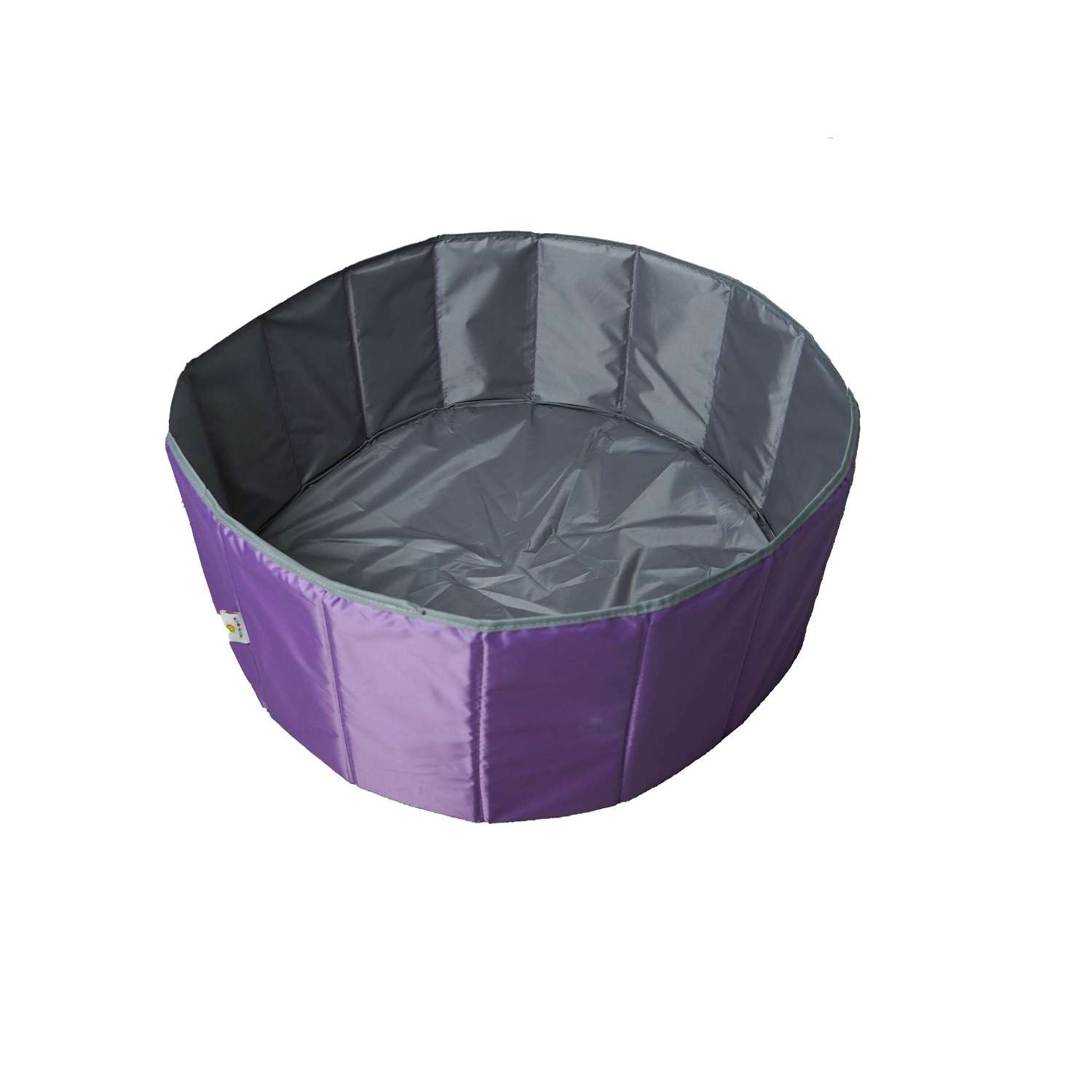 Сухой бассейн Пазитифчик складной фиолетовый 80х30 см - фото 1