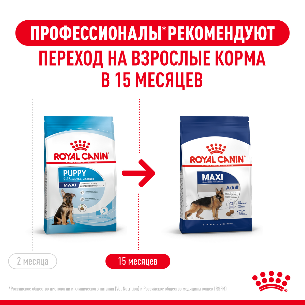 Корм для щенков ROYAL CANIN Puppy крупных пород 15кг - фото 9