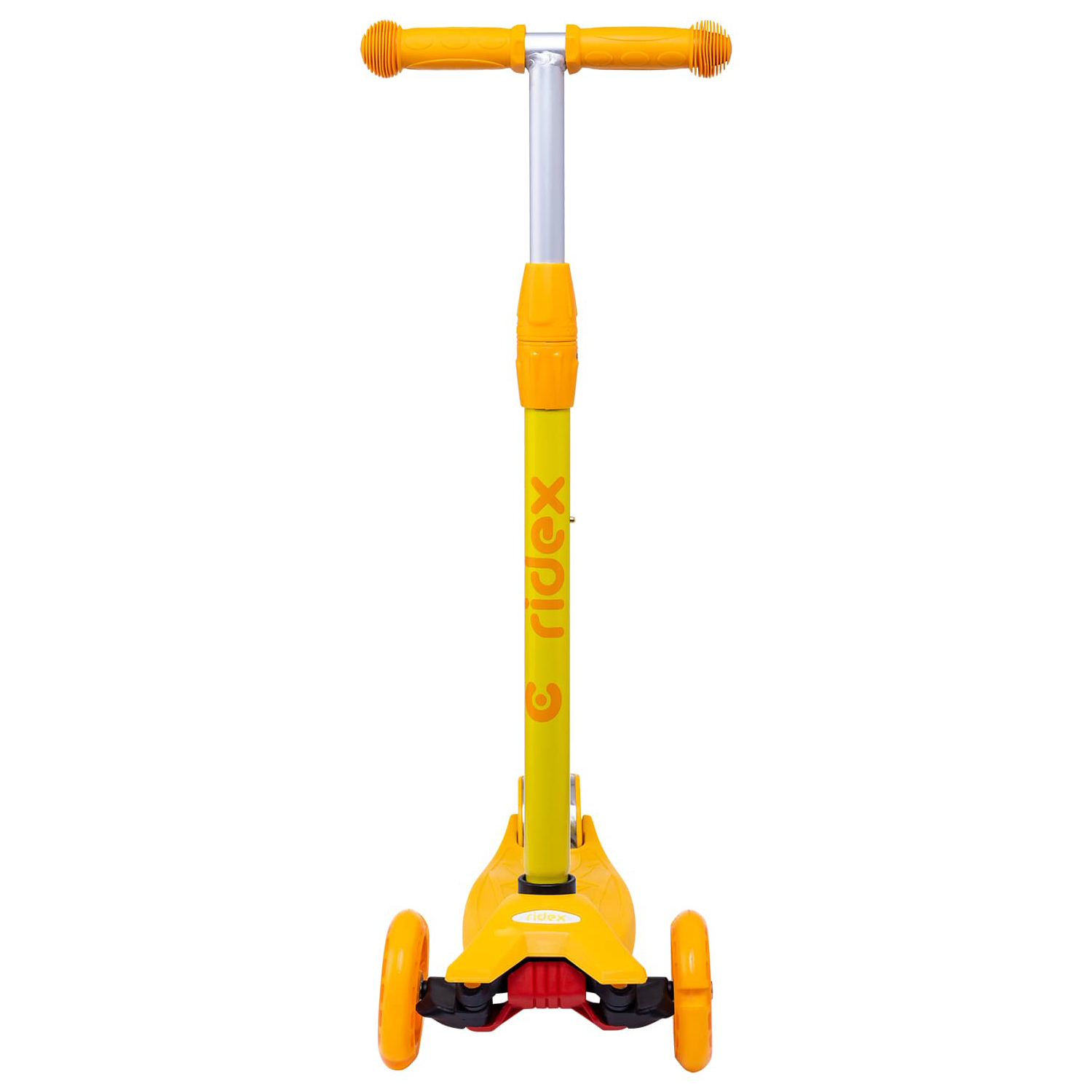 Самокат RIDEX трехколесный 3 wheels scooter Kiko 120/80 yellow/orange - фото 3