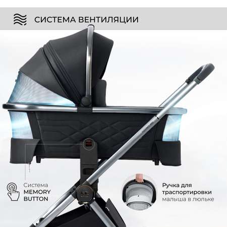 Коляска 2в1 Sweet Baby Elegante BRD Black