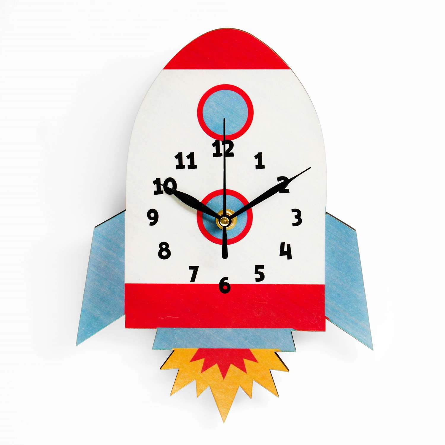 Часы настенные Соломон «Ракета» микс - фото 4