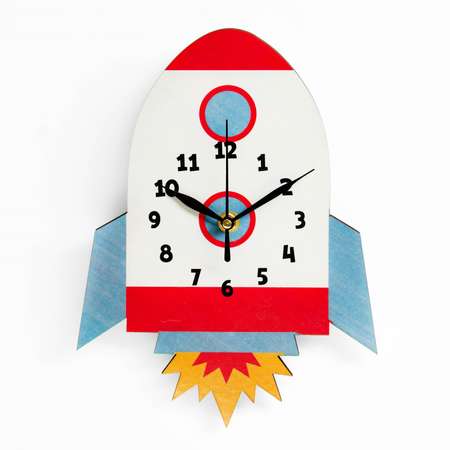 Часы настенные Соломон «Ракета» микс