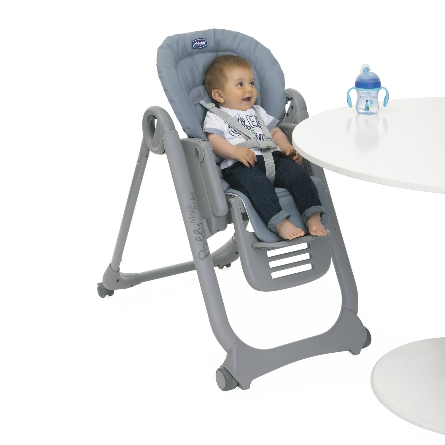 Стульчик Chicco Polly Magic Relax Cerulean - фото 10