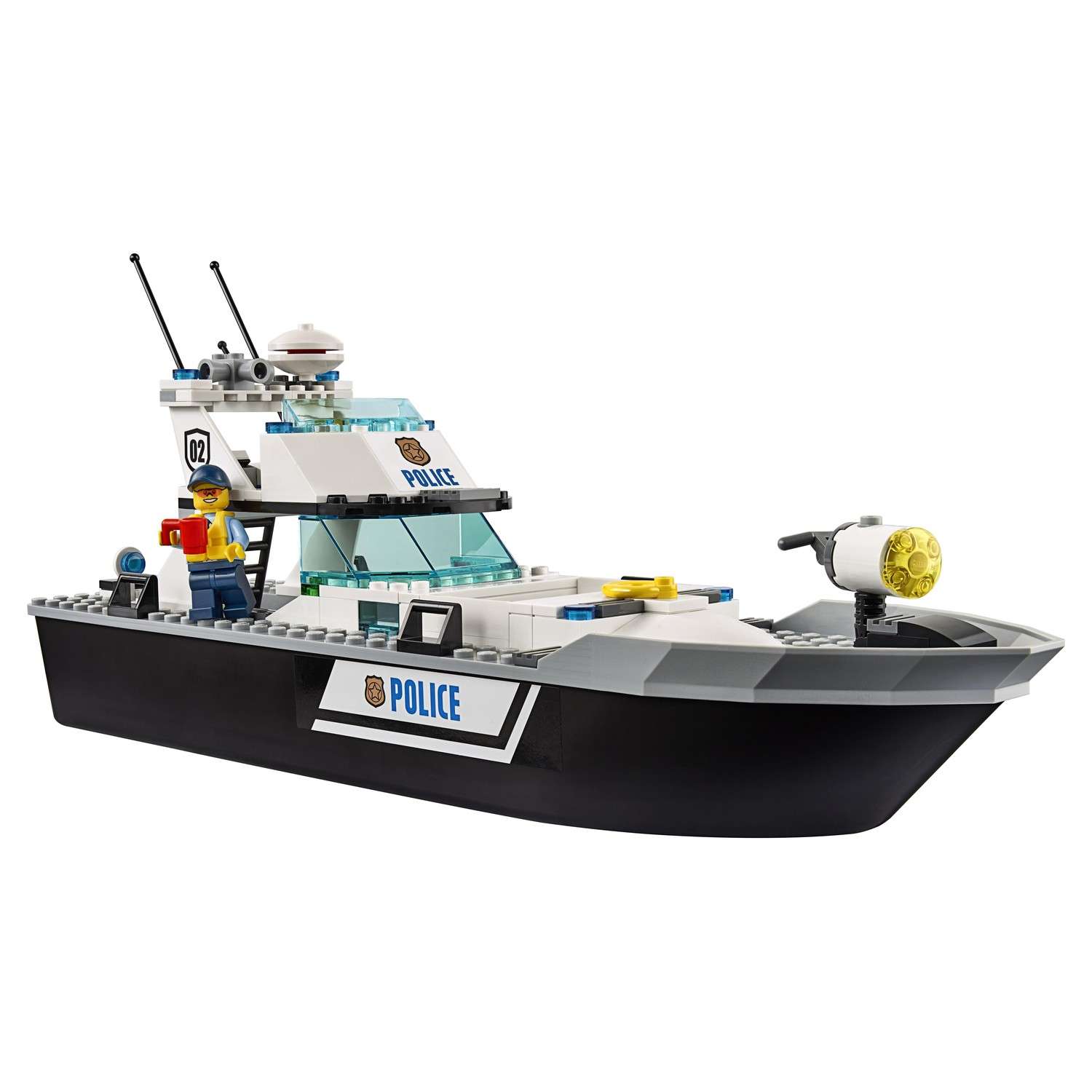 Конструктор LEGO City Police Полицейский патрульный катер (60129) - фото 10