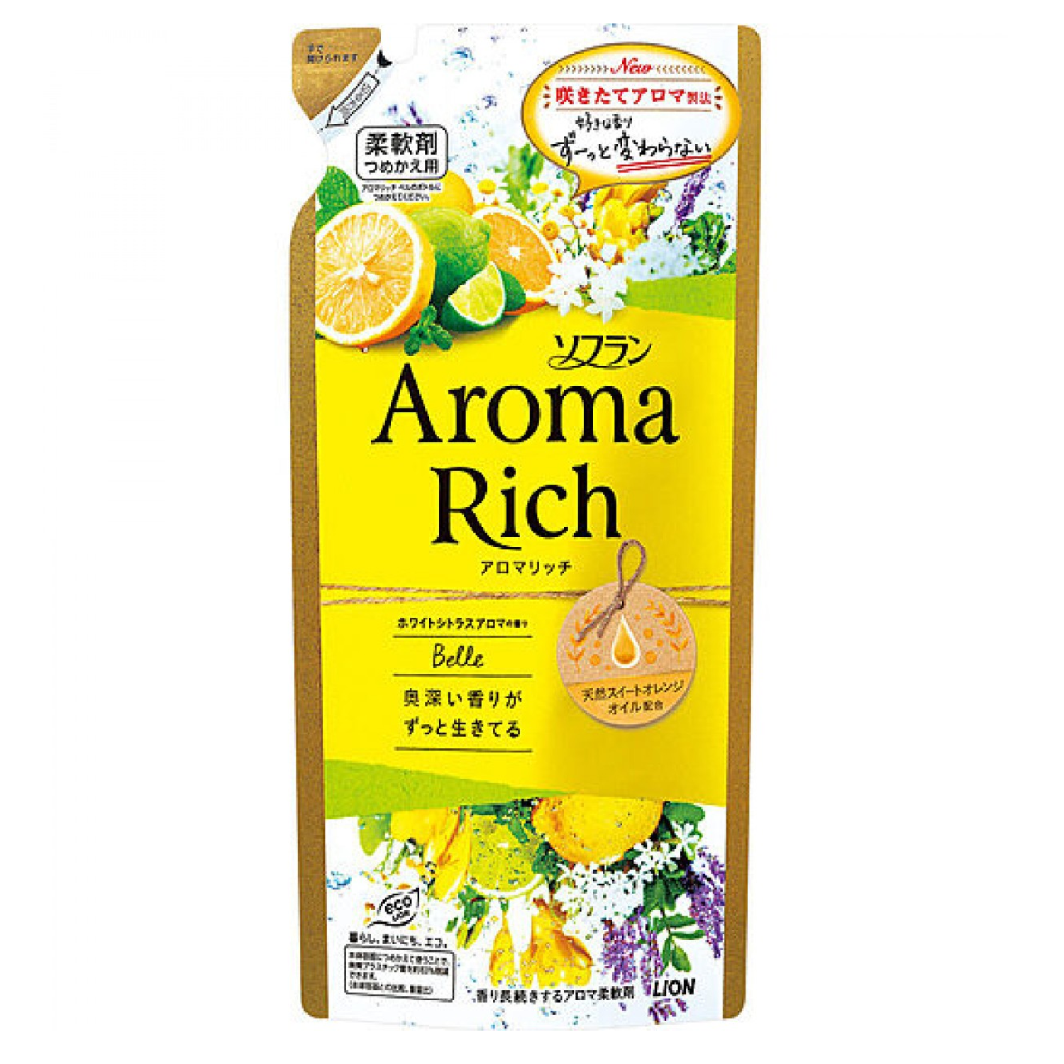 Кондиционер для белья Lion Aroma Rich Belle сменный блок 400 мл - фото 1