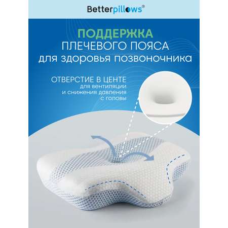 Подушка Betterpillows ортопедическая с охлаждающем эффектом