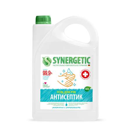 Антисептик-гель Synergetic увлажнение и ультразащита 3.5л 300003