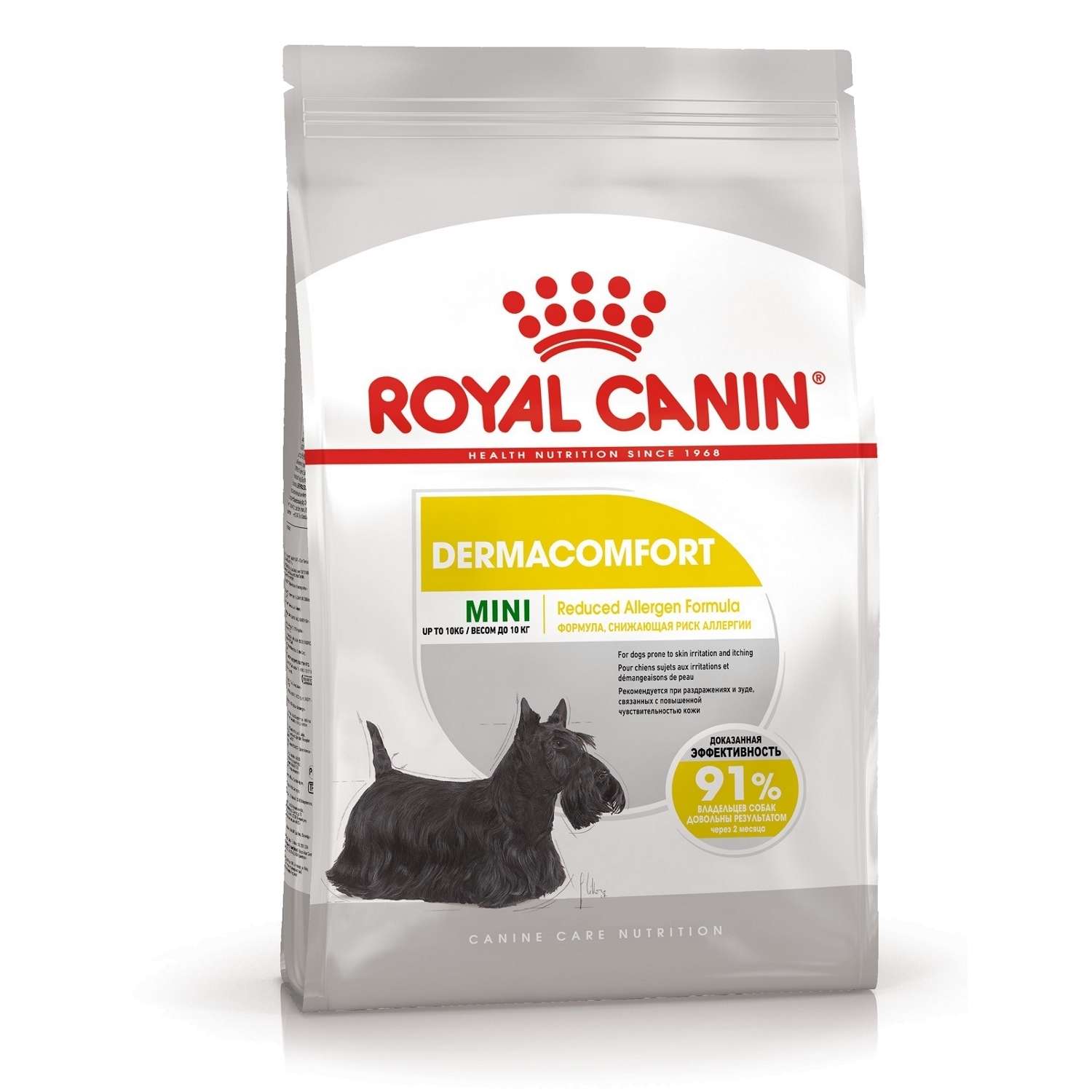 Корм для собак ROYAL CANIN Mini Dermacomfort при раздраженной и зудящей коже 1кг - фото 2