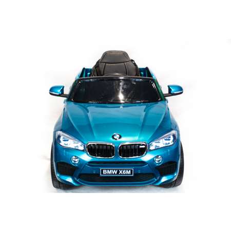 Электромобиль TOYLAND Джип BMW X6M mini синий краска