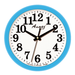 Часы настенные АлмазНН круглые голубые 28.5 см