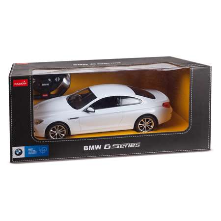 Машинка радиоуправляемая Rastar BMW 6 Series 1:14 белая