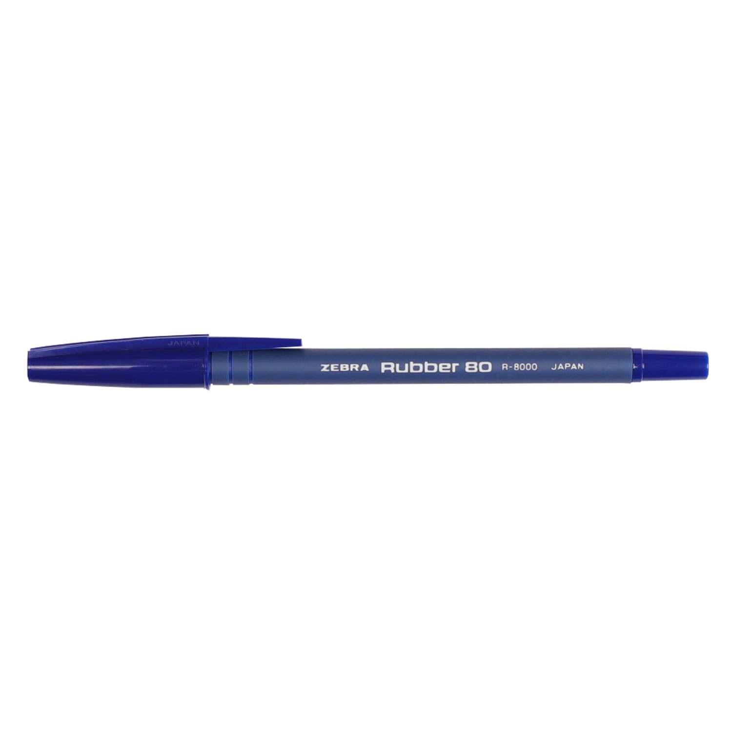 Ручка шариковая ZEBRA Rubber 80 Синяя 829333 - фото 1